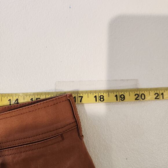 Lafayette 148 Brown High Rise Cropped Wide Leg Pants Size 10 Silent Luxury - Picture 9 of 13